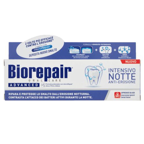 Зубная паста "Интенсивное ночное восстановление" Biorepair Notte Intensive Anti-Erosione 